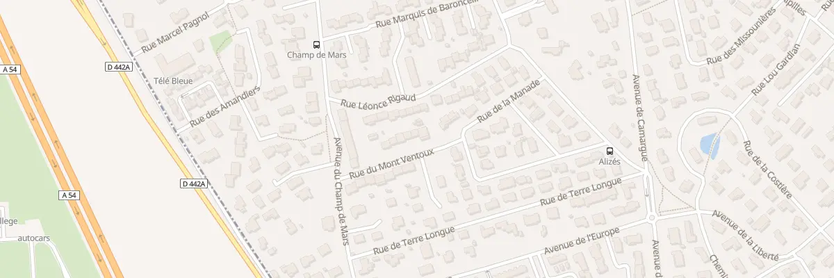 Plan du 9 Rue du Mont Ventoux à Garons