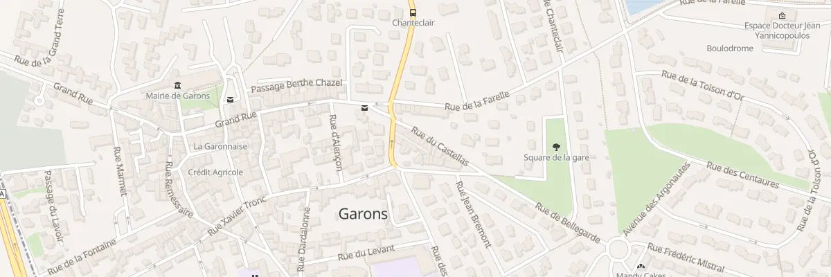 Plan du 6 Rue du Castellas à Garons