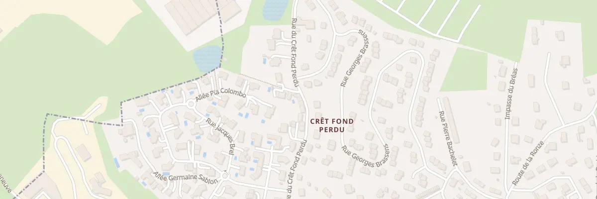 Plan du 25 Rue du Crêt Fond Perdu à Saint-Jean-Bonnefonds