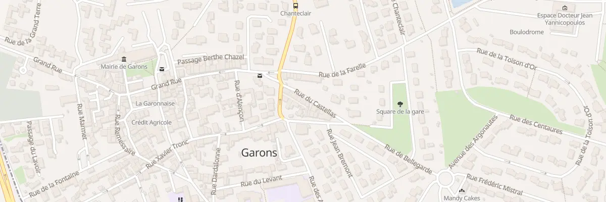 Plan du 8 Rue du Castellas à Garons