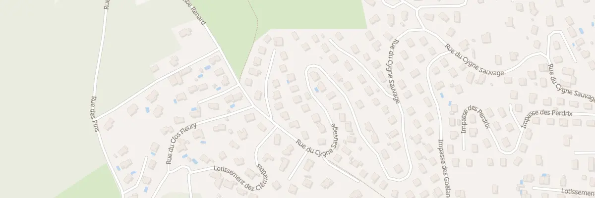 Plan du 66 Rue du Cygne Sauvage à Sorbiers