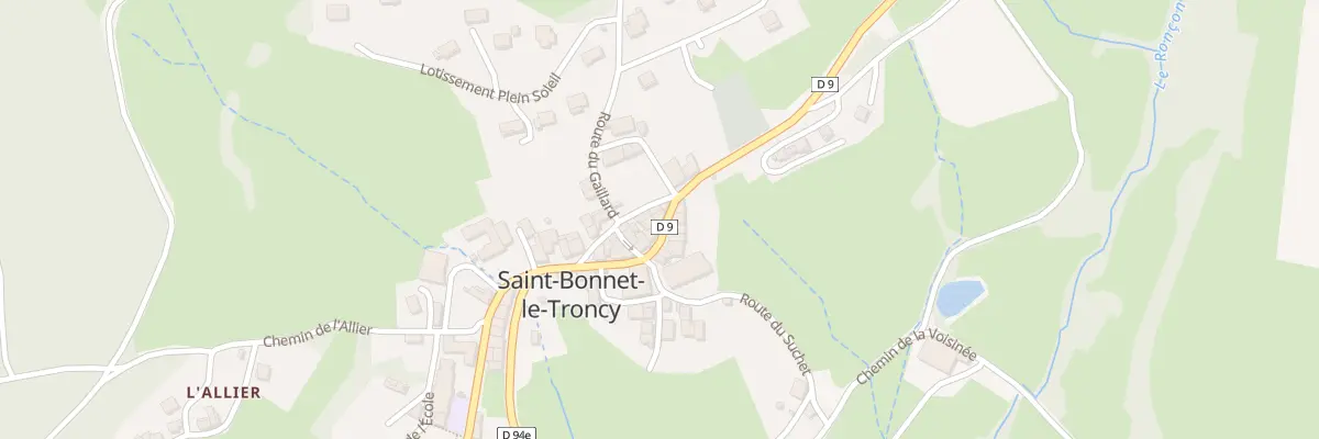 Plan du 5003 Le Bourg à Saint-Bonnet-le-Troncy
