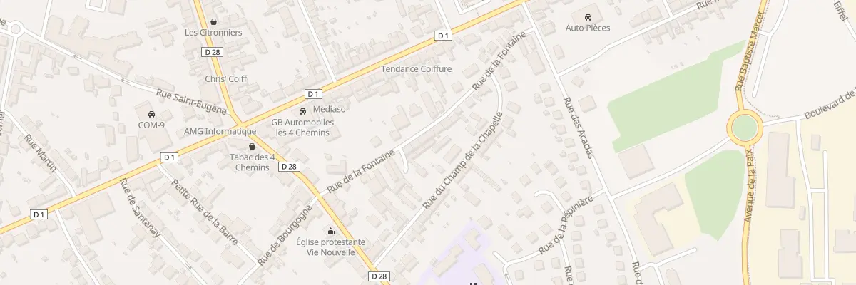 Plan du 27 Rue de la Fontaine au Creusot