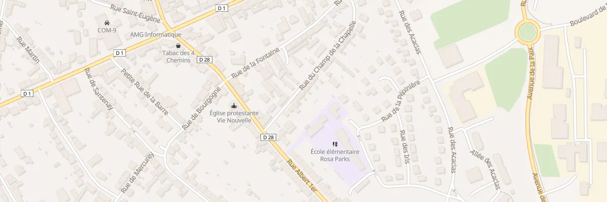 Plan du 10 Rue du Champ de la Chapelle au Creusot