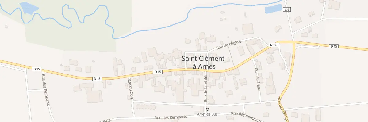 Plan du 21 Rue de Beauclair à Saint-Clément-à-Arnes