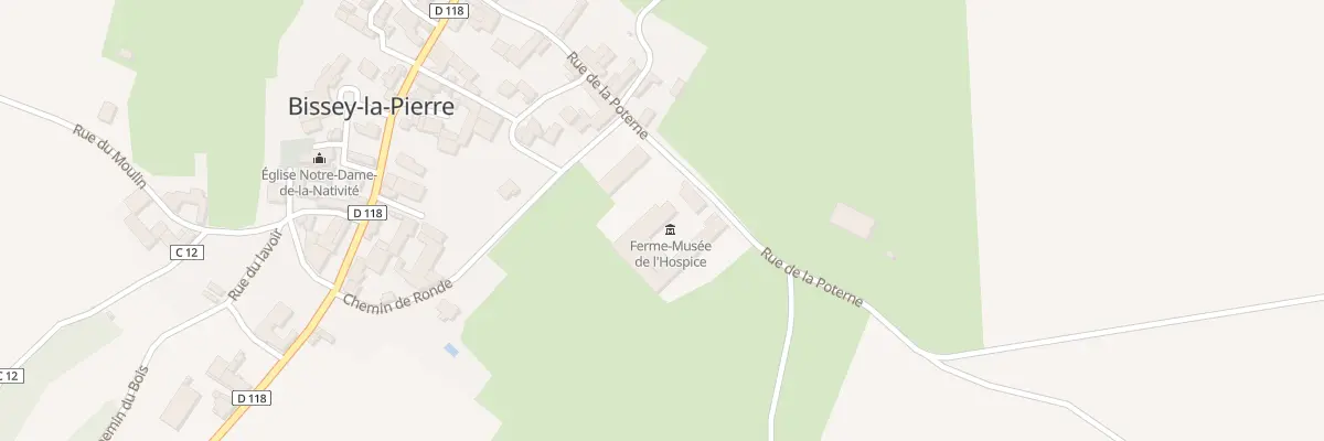 Plan du 4 Rue de la Poterne à Bissey-la-Pierre