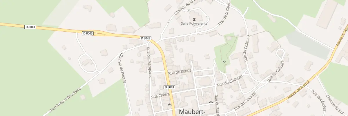 Plan du 34 Rte d’Hirson à Maubert-Fontaine