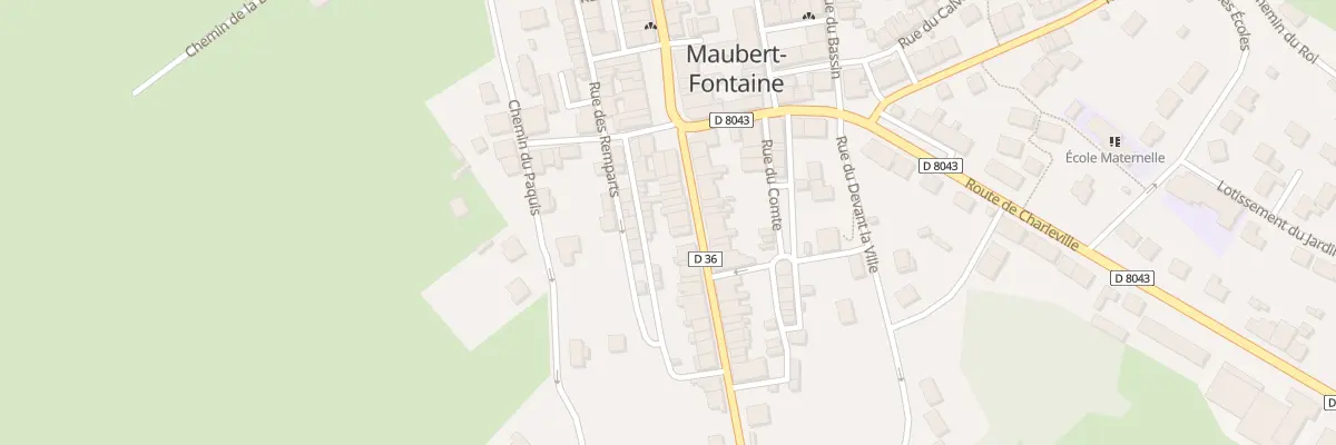 Plan du 14 Rue Grande Rue à Maubert-Fontaine