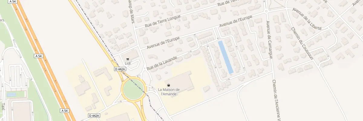 Plan du 10 Rue de la Lavande à Garons