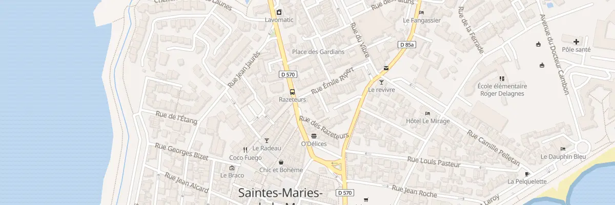 Plan du 8A Av d’Arles à Saintes-Maries-de-la-Mer