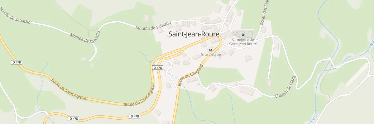 Plan du 82 Rte du Cheylard à Saint-Jean-Roure