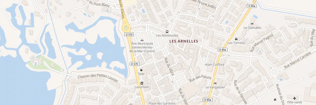 Plan du 5 Rue Félibre Laforêt à Saintes-Maries-de-la-Mer