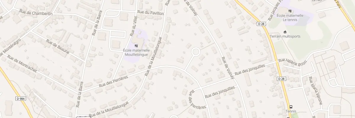 Plan du 13 Rue des Perrières au Creusot