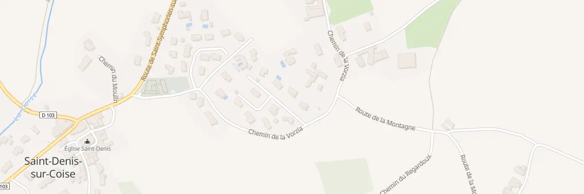 Plan du 12 Lot de la Vorzia à Saint-Denis-sur-Coise