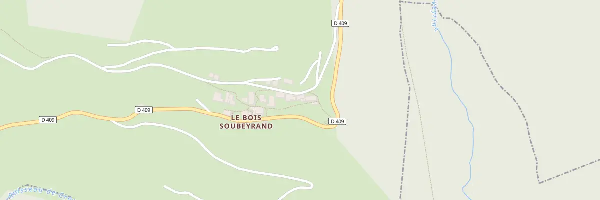 Plan du 80 Che du Bois Soubeyrand à Saint-Genest-Lachamp
