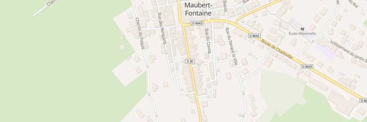 Plan du 18 Grande Rue à Maubert-Fontaine