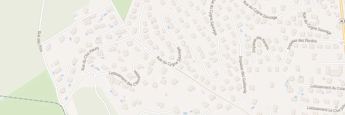 Plan du 74 Rue du Cygne Sauvage à Sorbiers