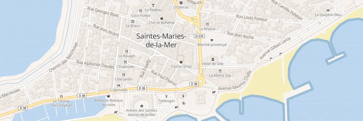 Plan du 6 Rue Victor Hugo à Saintes-Maries-de-la-Mer