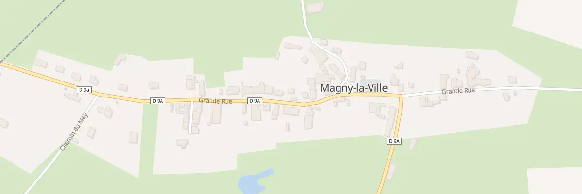 Plan du 19 Grande Rue à Magny-la-Ville