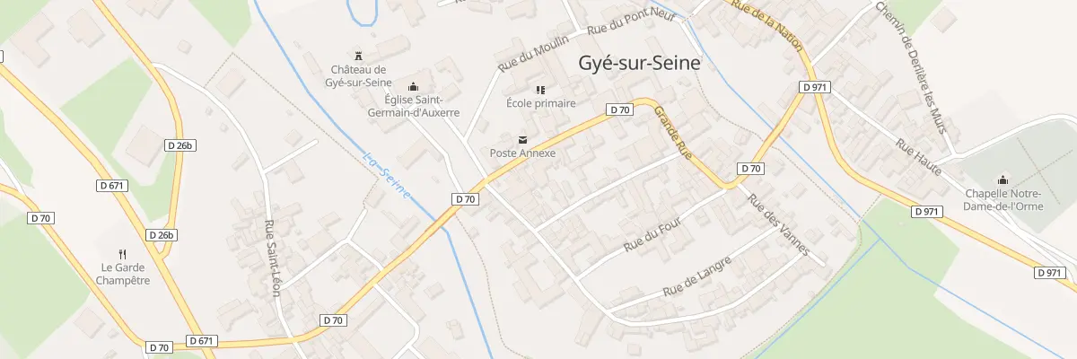Plan du 3 Rue du Pressoir Fermé à Gyé-sur-Seine