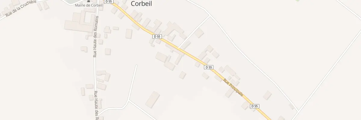 Plan du 14 Rue Principale à Corbeil