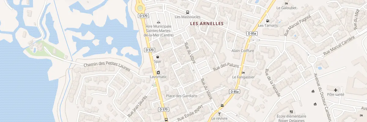 Plan du 1 Rue de l’Estrambord à Saintes-Maries-de-la-Mer