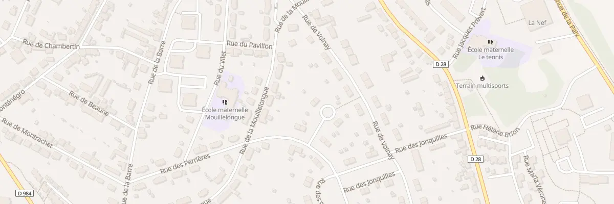 Plan du 15A Rue des Perrières au Creusot