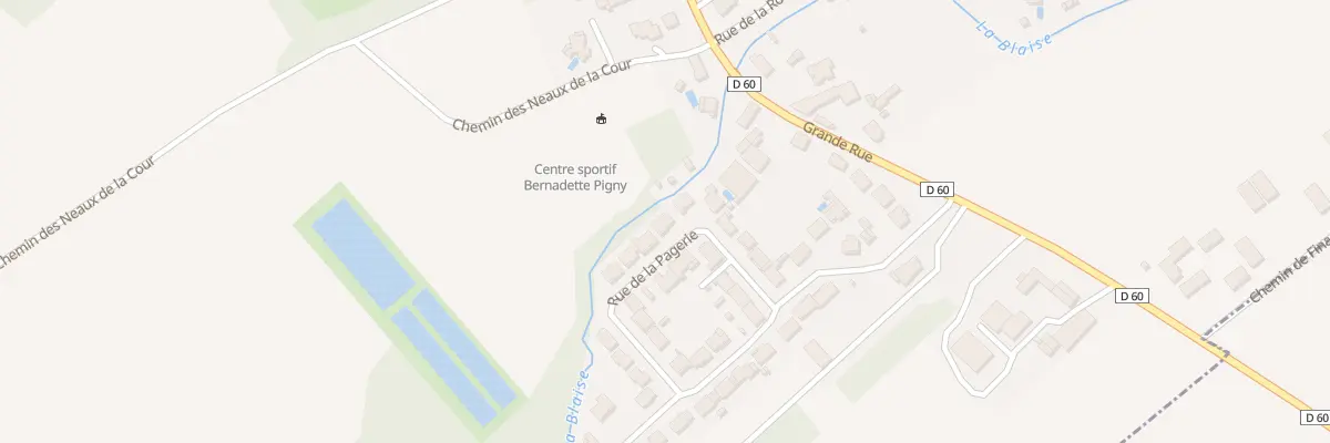 Plan du 22 Rue de la Pagerie à Moncetz-Longevas