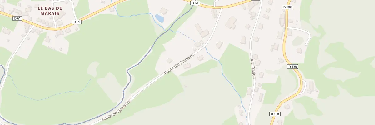 Plan du 167 Rte des Jeannins au Creusot