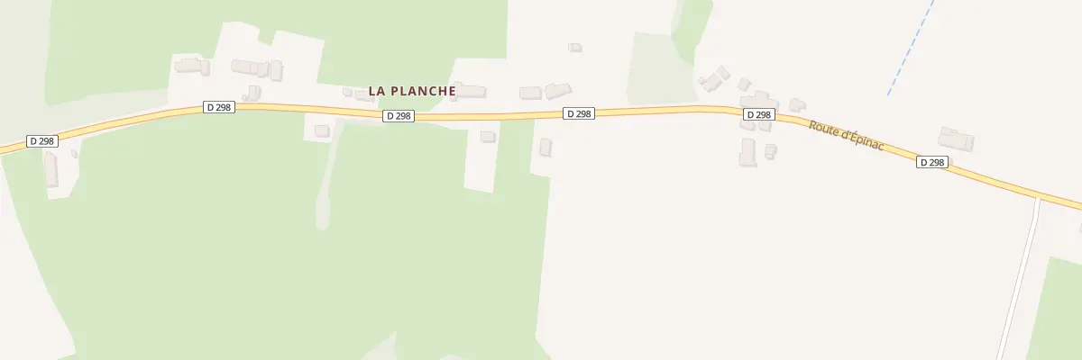 Plan du 52 Rte d’Epinac à Auxy