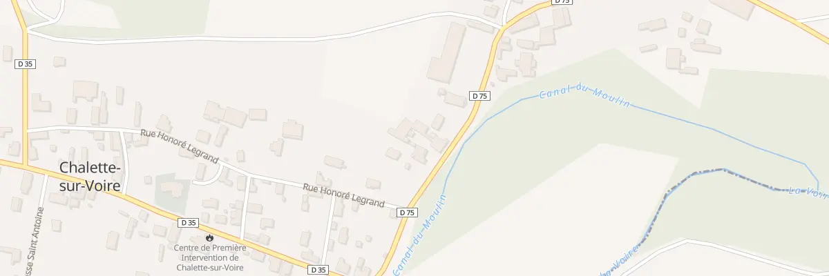Plan du 57 Le Village à Chalette-sur-Voire
