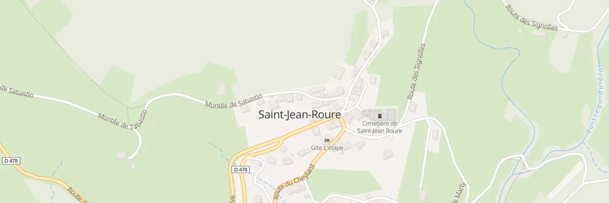 Plan du 75 Mte de Sabastio à Saint-Jean-Roure