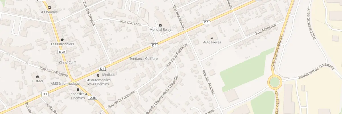 Plan du 12 Rue de la Fontaine au Creusot