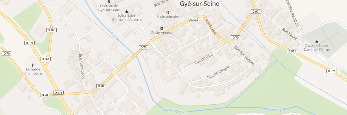 Plan du 2 Rue du Pressoir Fermé à Gyé-sur-Seine