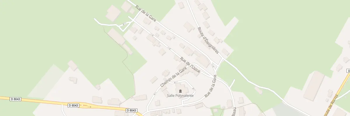 Plan du 9 Rue de l’Usine à Maubert-Fontaine