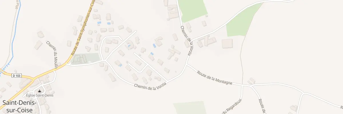 Plan du 441 Che de la Vorzia à Saint-Denis-sur-Coise