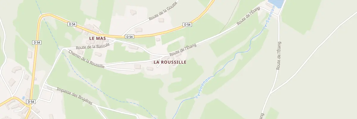 Plan du 192 Rte de l’Etang à Saint-Appolinaire