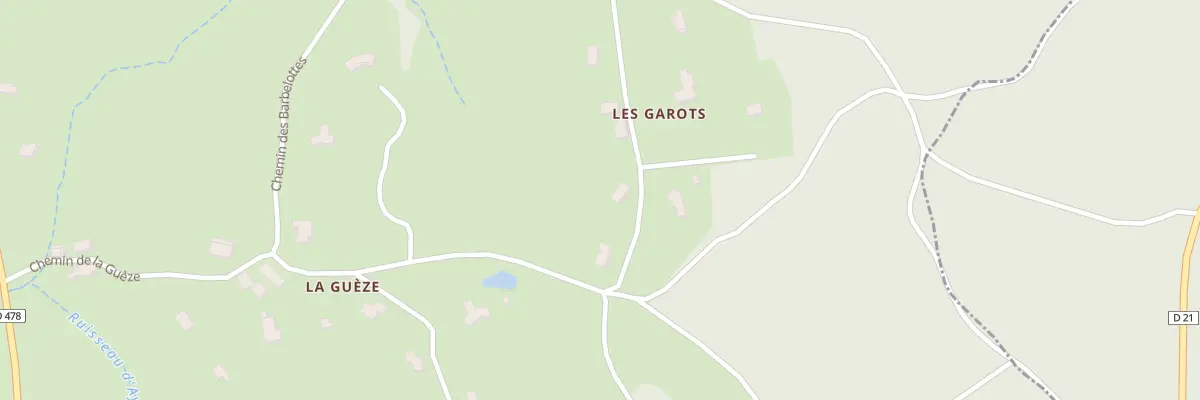 Plan du 85 Che des Garots à Saint-Jean-Roure