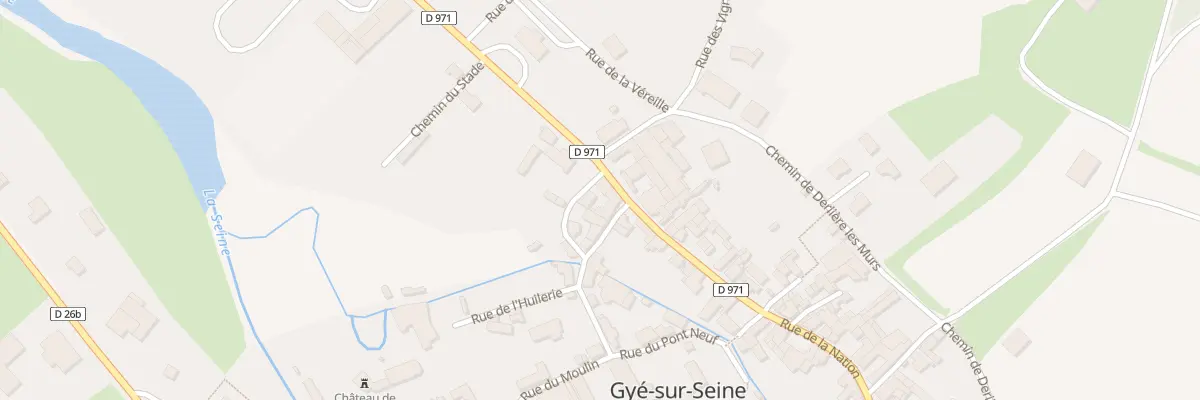Plan du 10 Rue du Moulin à Gyé-sur-Seine