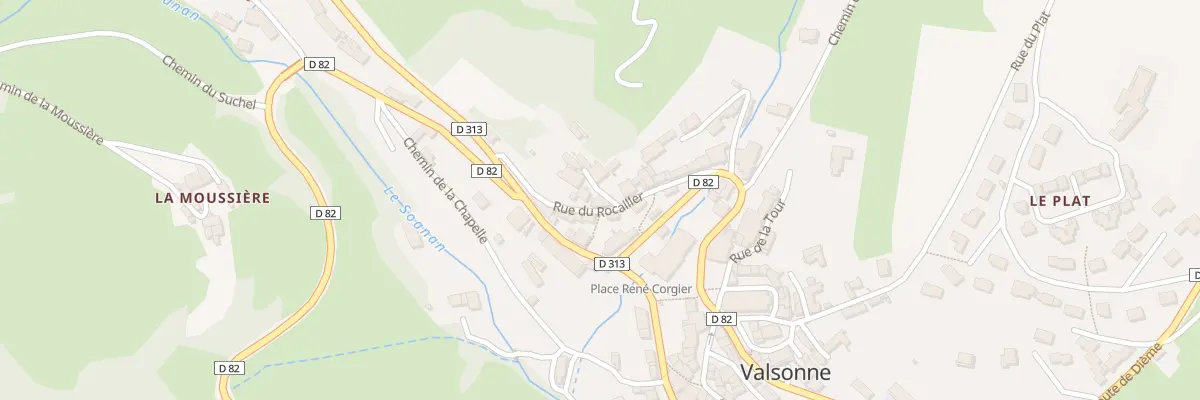 Plan du 5 Imp du Rocailler à Valsonne