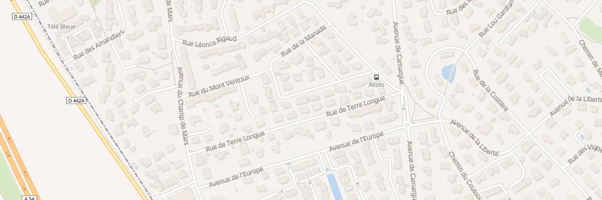 Plan du 22 Rue de la Manade à Garons
