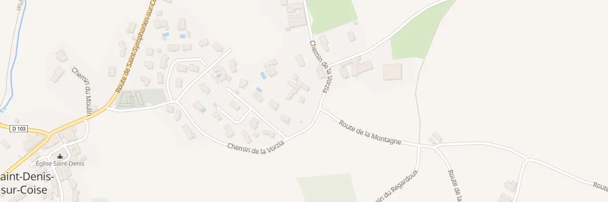 Plan du 439 Che de la Vorzia à Saint-Denis-sur-Coise