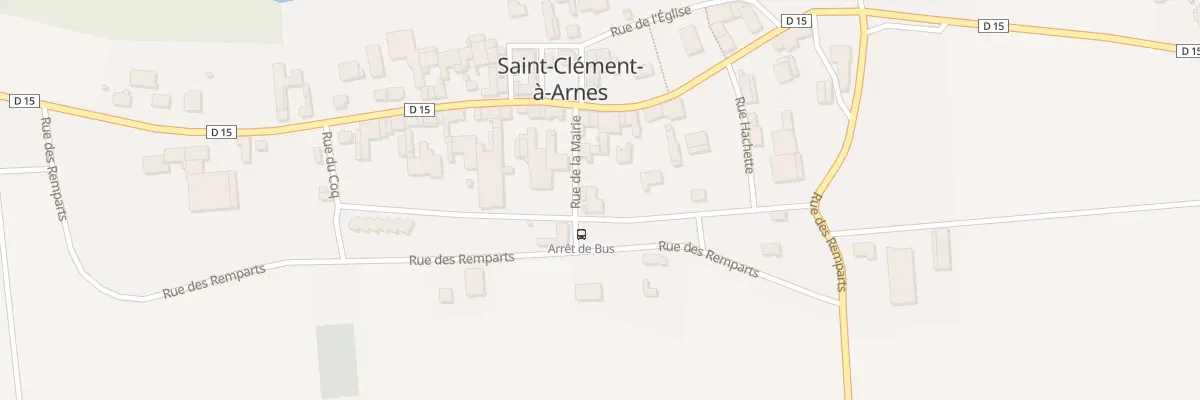 Plan du 9 Rue de la Liberte à Saint-Clément-à-Arnes