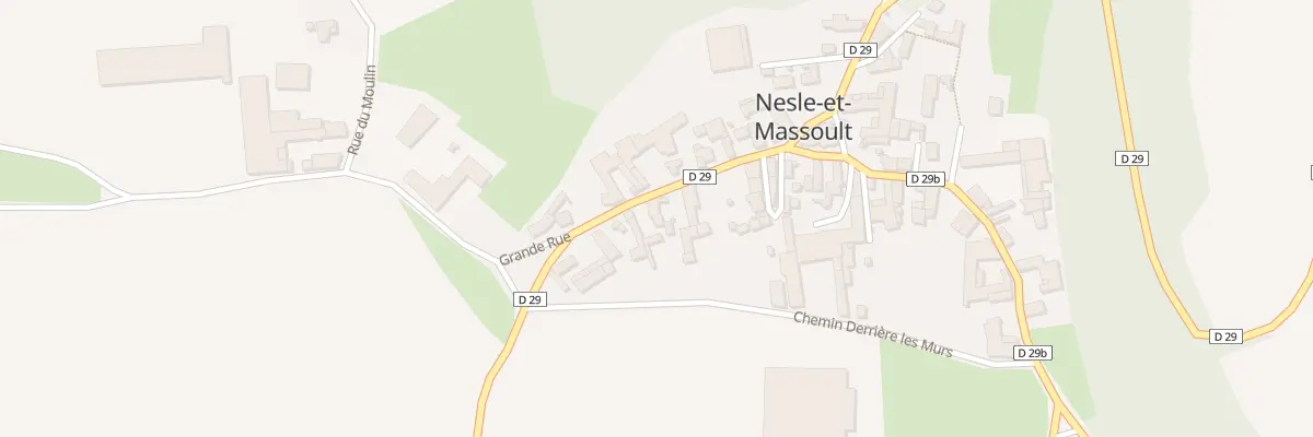 Plan du 8 Grande Rue à Nesle-et-Massoult