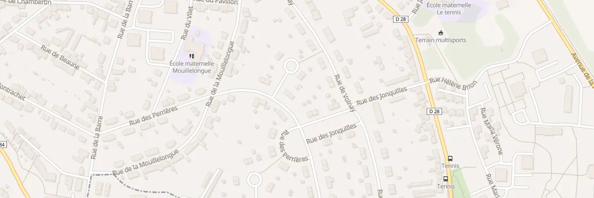 Plan du 19 Rue des Perrières au Creusot