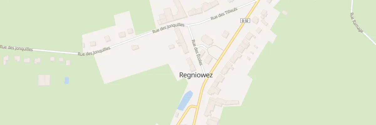 Plan du 3 Rue des Ecoles à Regniowez