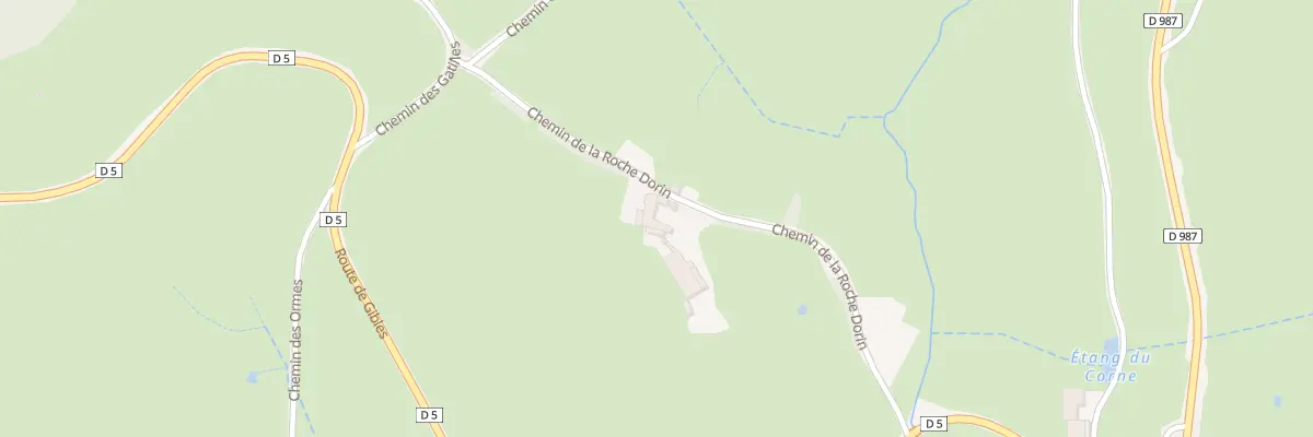 Plan du 241 Che de la Roche Dorin à Aigueperse