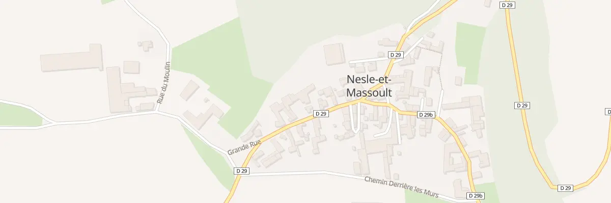 Plan du 9 Grande Rue à Nesle-et-Massoult