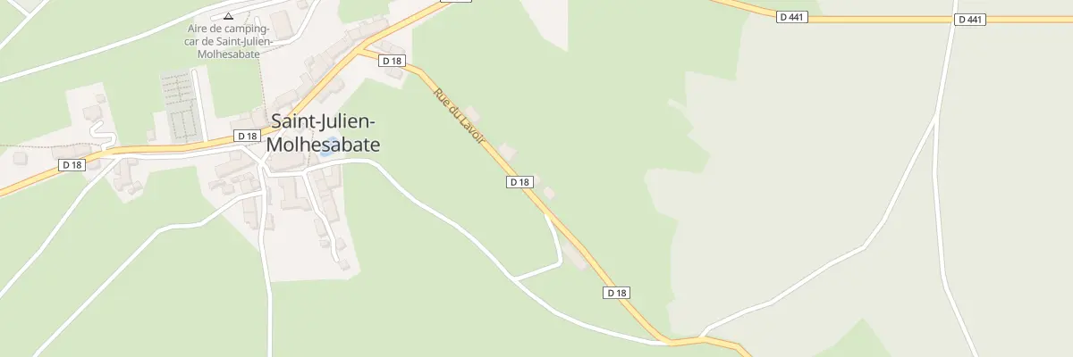 Plan du 5040 Le Bourg à Saint-Julien-Molhesabate