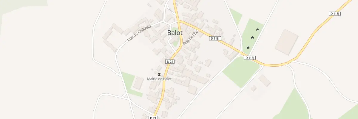 Plan du 11 Rue d’En Haut à Balot